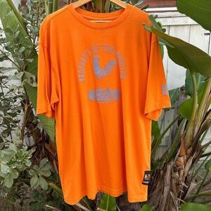 Vintage 2005 Drunknmunky Property of the Rooster Tee Orange 2XL Y2K Streetwear